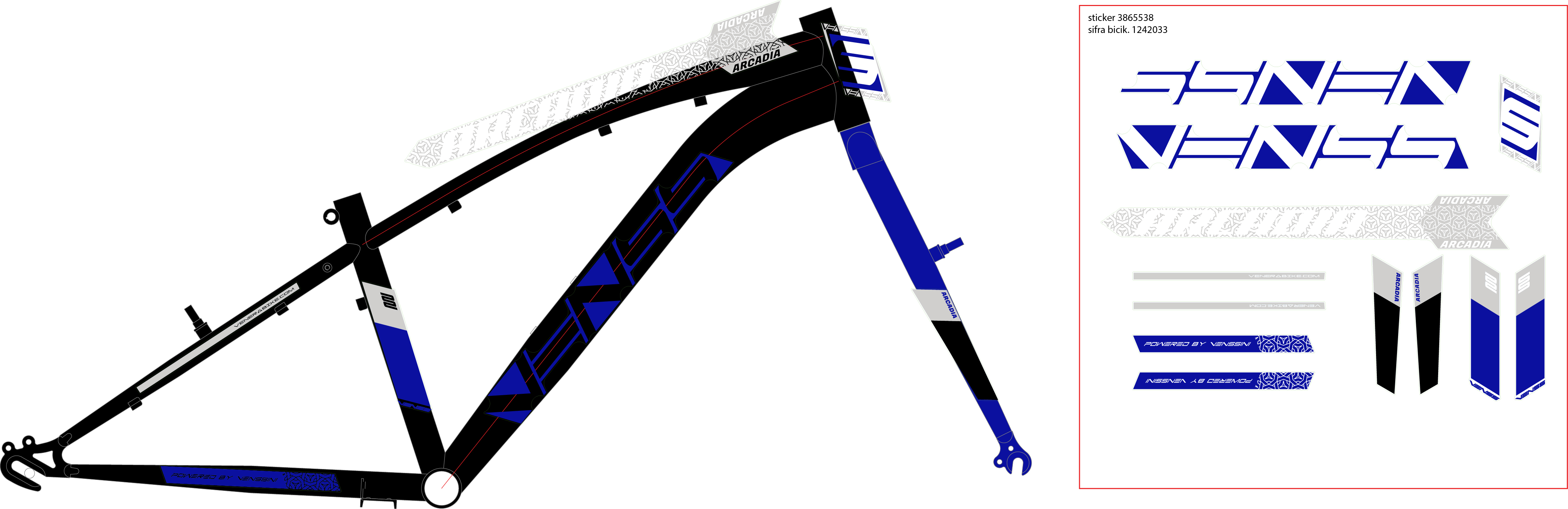 ARC242UTV/25BK03P01/XS12 F.RAM CASSINI VENSSINI ARCADIA 2025 @@